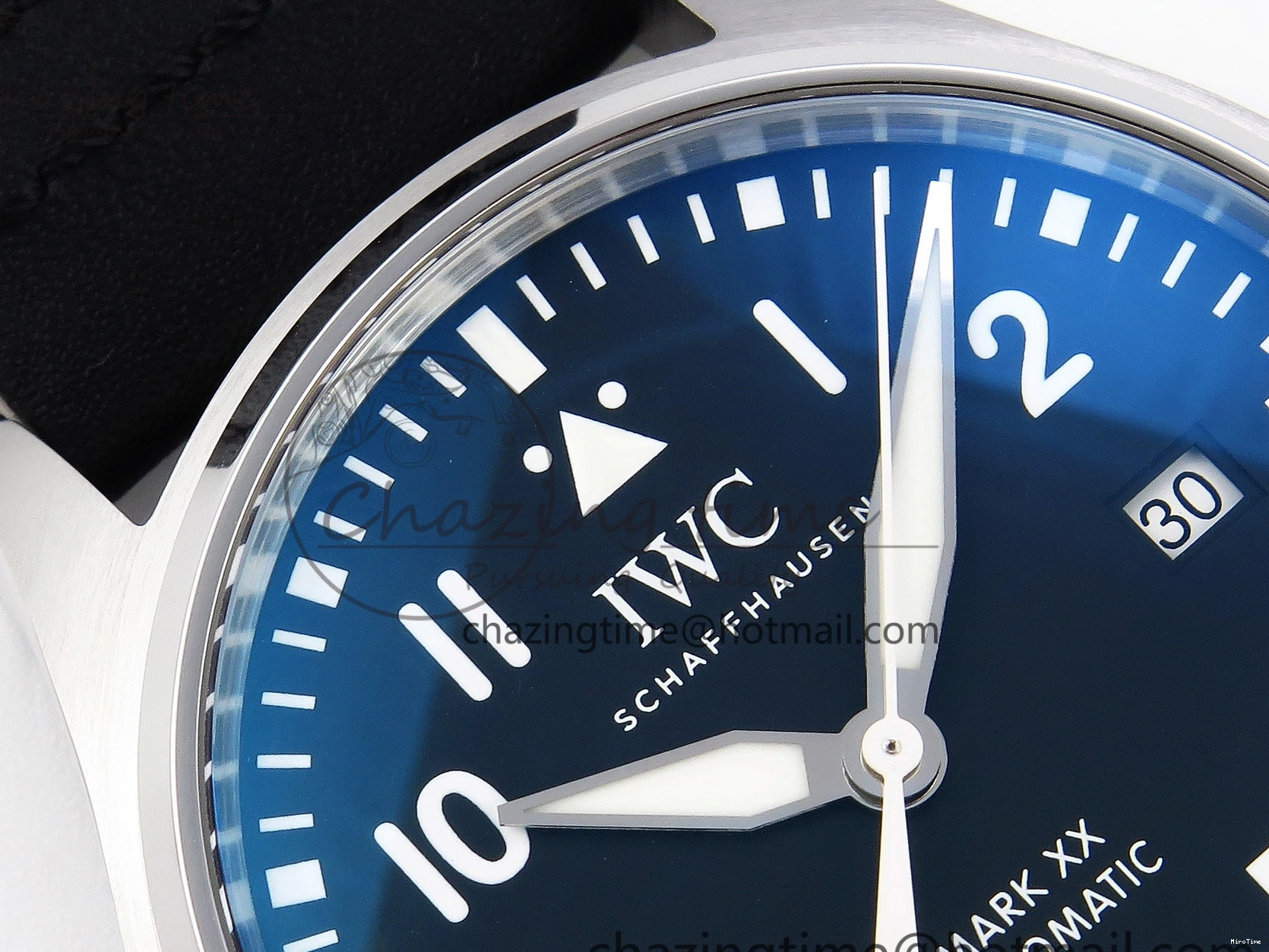 MIROTIME 0331 Pilot Mark XX IW328201 ZF 1:1 Best Edition Black Dial on Black Leather Strap A Affordable 7028